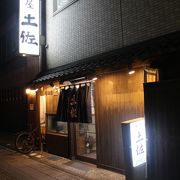 高知駅前の小さな居酒屋。
