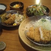 地元牧場のとんかつ屋