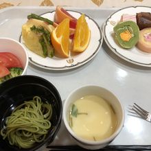 フルーツとケーキ