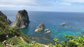 積丹ブルーの絶景が見られます