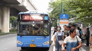 ドンムアン空港⇔市内の移動（列車と空港バス）