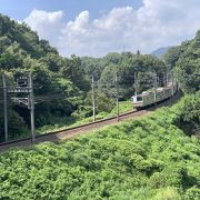 東武東上線の撮影スポットは、小川町駅～武蔵嵐山駅間の菖蒲沢橋の上からがお勧めです。