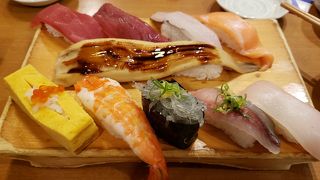 お寿司のネタの大きさにびっくり！