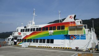 西郷港→境港の高速船レインボージェットを利用しました