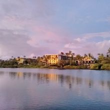 ビーチからワイコロア・ビーチ・マリオット・リゾート＆スパです