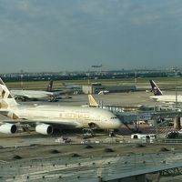 客室からのランウェイビュー