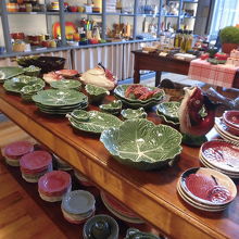 キャベツの陶器