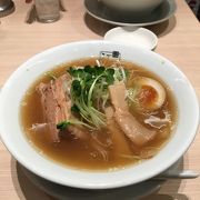 あっさり味のラーメン