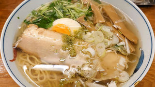 ダシのきいた塩分少なめさっぱりラーメン