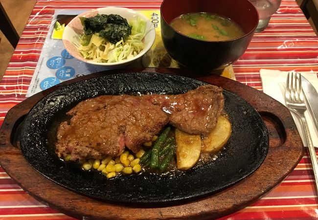 ステーキがお勧め！