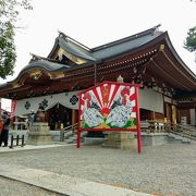 地元の大きな神社