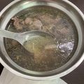 台南の人気グルメの牛肉湯(牛肉スープ)を観光地の安平で