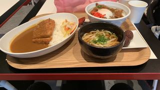 フライト直前のお食事に