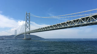 明石海峡大橋を臨む公園。