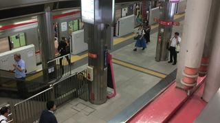 駅直結の商店街