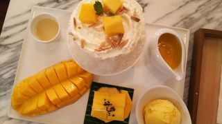 マンゴーかき氷