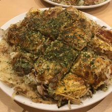 イカ天そば入り カットしてもらいました