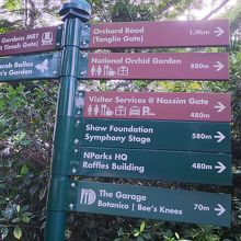 案内表示がふえていました