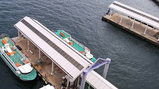 関門海峡を5分で渡る船に乗る