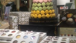 初めて見かけたマカロンのお店