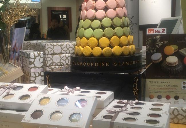 初めて見かけたマカロンのお店