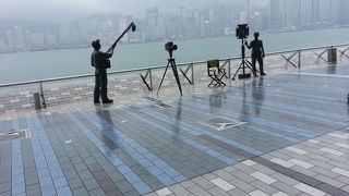 ビクトリアハーバー沿い