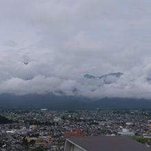 生憎の天気、でも素晴らしさは想像できます