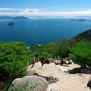 素晴らしい景色の弥山山頂へ