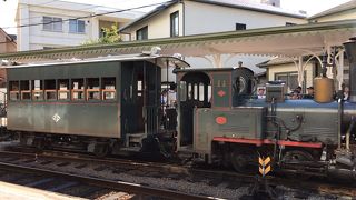 レトロな観光電車