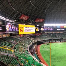 球場外野席スタンド