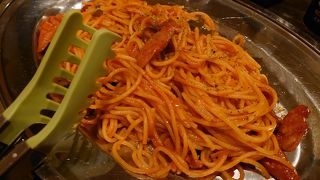 焼き鳥屋にナポリタン