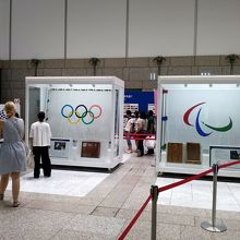 オリンピック特別展示会場入り口付近