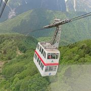 ２階建てのロープウエイで行く大パノラマ　天気も良く槍ヶ岳まで見えました