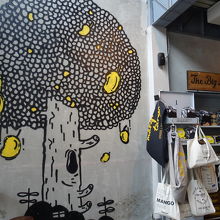 お洒落な店内です。