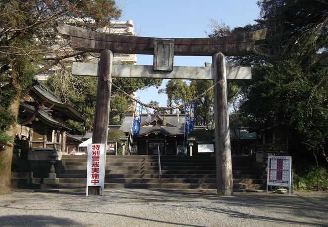 都城の大きな神社