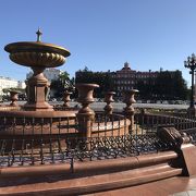 レーニン像のある広場