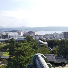 天守からの眺め