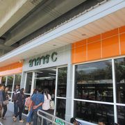 大きなバスターミナル