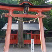 奈良井宿の散歩　村はずれの神社です