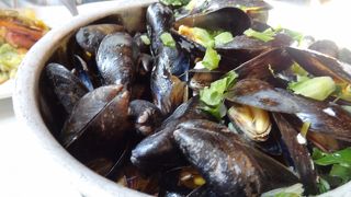 ANAも紹介するムール貝専門店。よかったです！