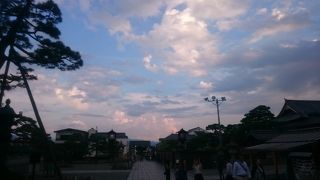 善光寺の仲見世通り