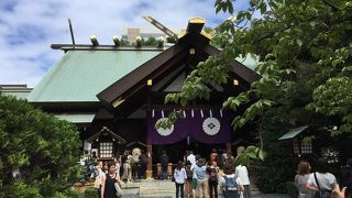 伊勢神宮の神様を祀っています