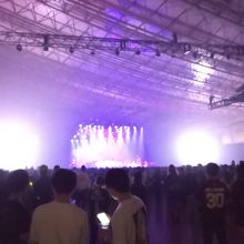 幕張メッセの中の様子です！