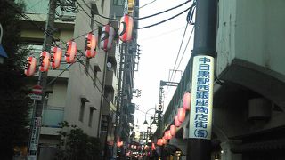 飲食店が多い