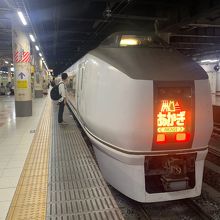 土日祝日運行の特急 あかぎ号