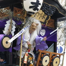 山車「頼朝」に乗っていた狐