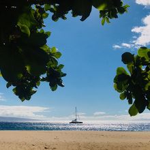 ビーチも近い