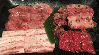 肉質の良い焼き肉店