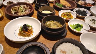 食べたい韓国料理が一度に楽しめる韓定食