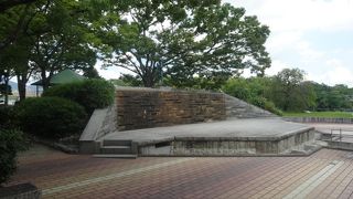 烏城公園の手前